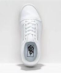 Vans Old Skool Stacked True White Platform Shoes