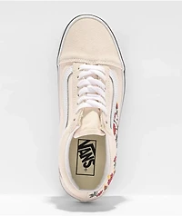 Vans Old Skool Stackform Floral Embroidery Platform Shoes