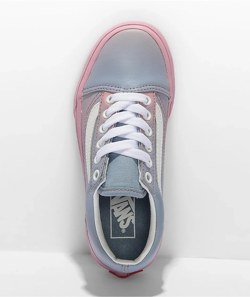Vans Old Skool Sunset Fade Blue & Lilac Skate Shoes