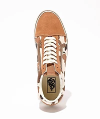 Vans Old Skool Tan & Camo Skate Shoes