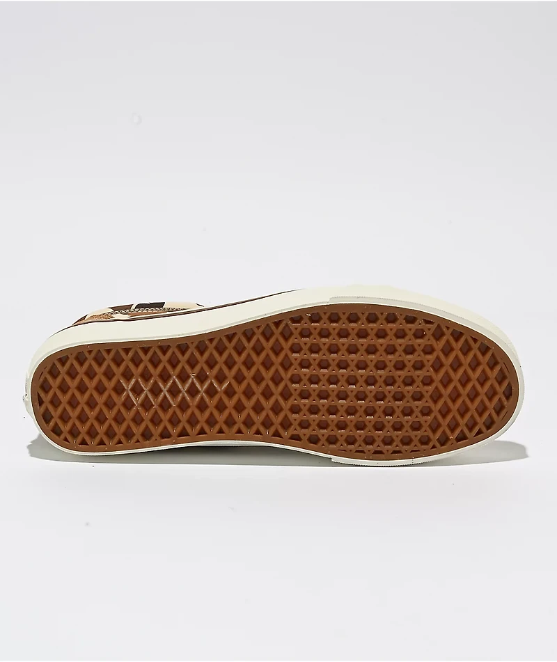 Vans Old Skool Tan & Camo Skate Shoes