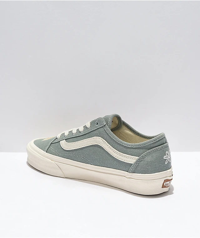 Vans Style 36 Gum Green Milieu Skate Shoes at Hamilton Place in