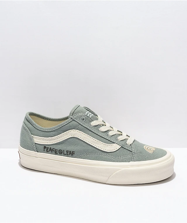 Vans Old Skool Tapered Eco Theory Green Milieu Skate Shoes at Mall