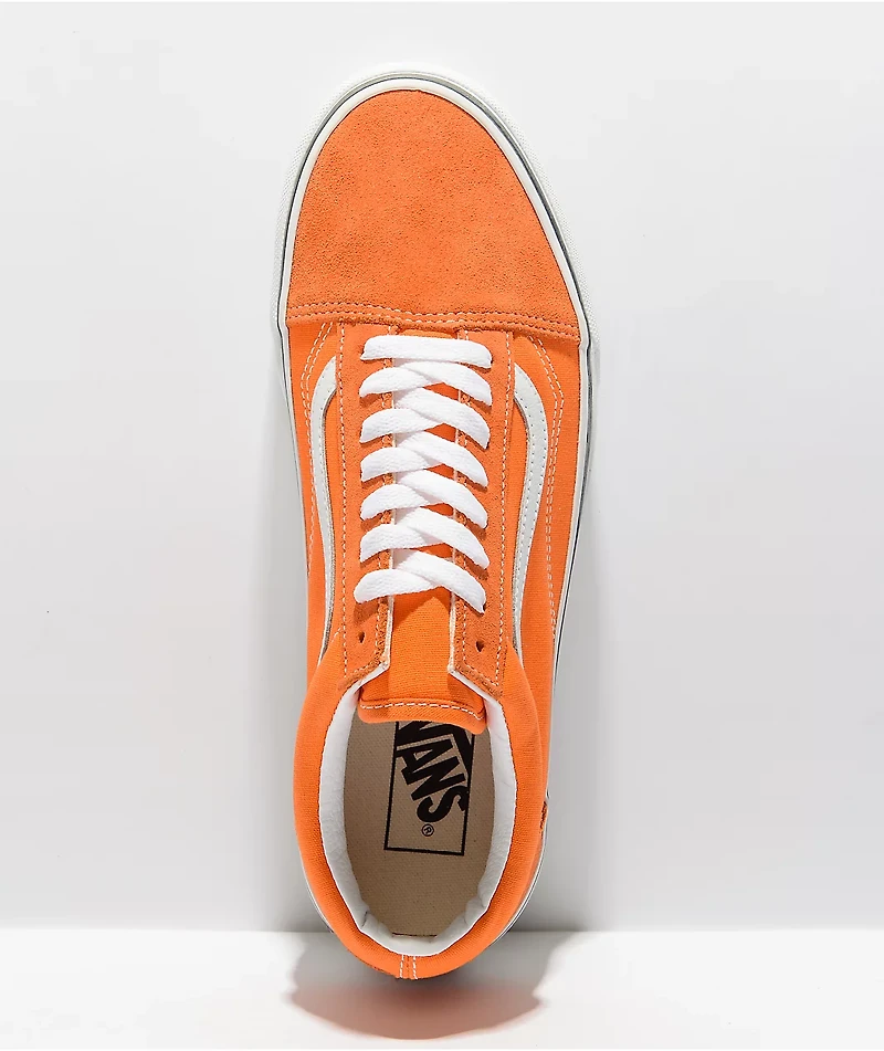 Vans Old Skool Tiger Orange & White Skate Shoes