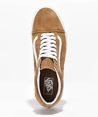 Vans Old Skool Tobacco Brown Pig Suede Skate Shoes