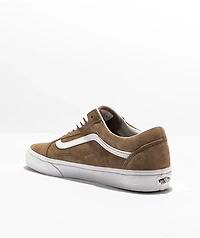 Vans Old Skool Tobacco Brown Pig Suede Skate Shoes