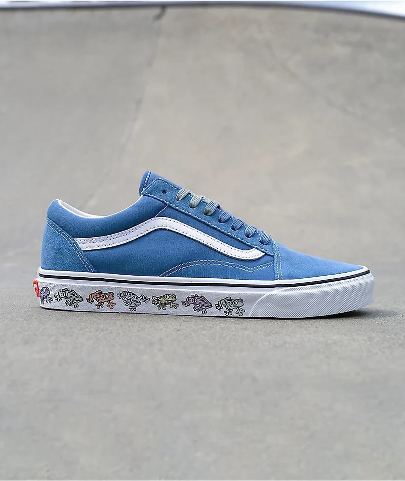 Vans Old Skool UV Dreams Navy & True White Skate Shoes