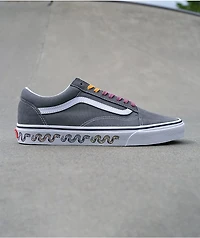 Vans Old Skool UV Dreams Pewter & White Skate Shoes