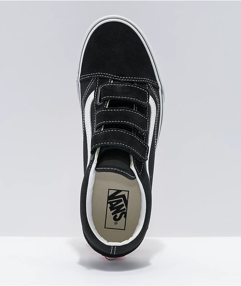 Vans Old Skool V Black & White Skate Shoes