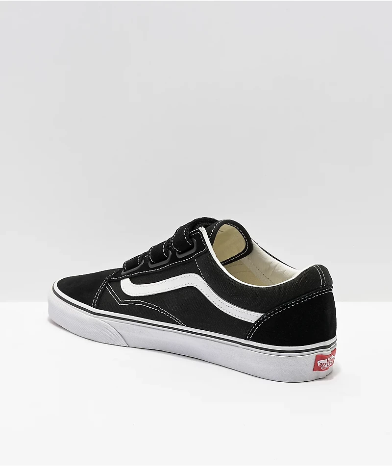 Vans Old Skool V Black & White Skate Shoes