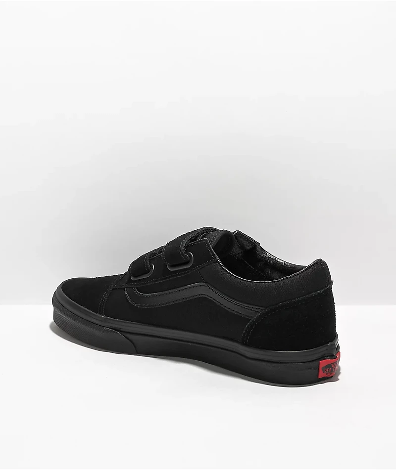 Vans Old Skool V Black Skate Shoes