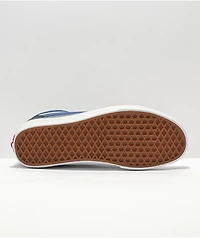 Vans Old Skool V Dress Blue & Navy Skate Shoes