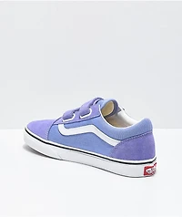 Vans Old Skool V Pale Iris & True White Skate Shoes