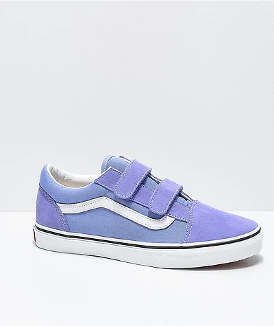 Vans Old Skool V Pale Iris & True White Skate Shoes