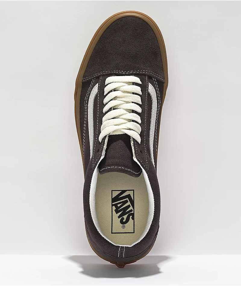 Vans Old Skool Vintage Gum & Chocolate Skate Shoes