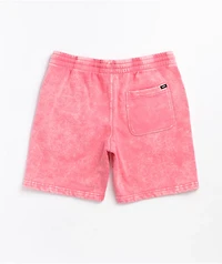 Vans Overlook Pink Wash Fleece Sweat Shorts