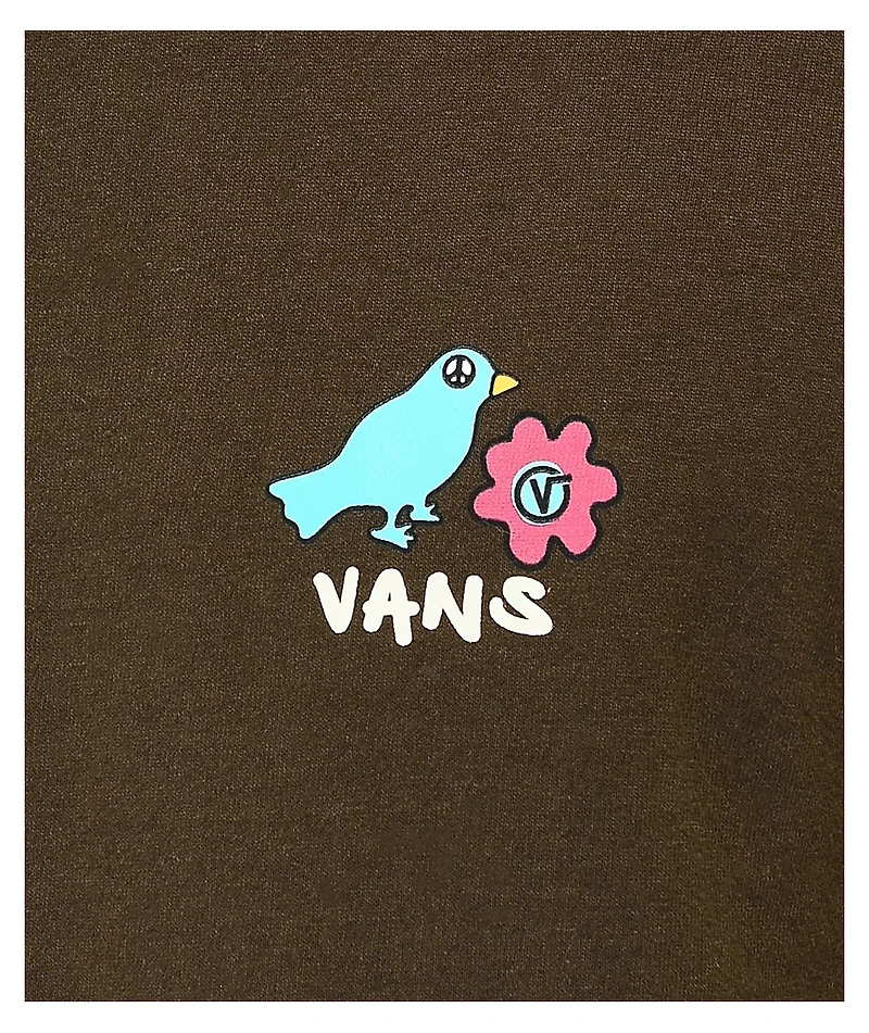 Vans Peace Eye View Brown T-Shirt