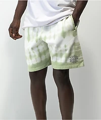 Vans Peace Of Mind Green Tie Dye Sweat Shorts