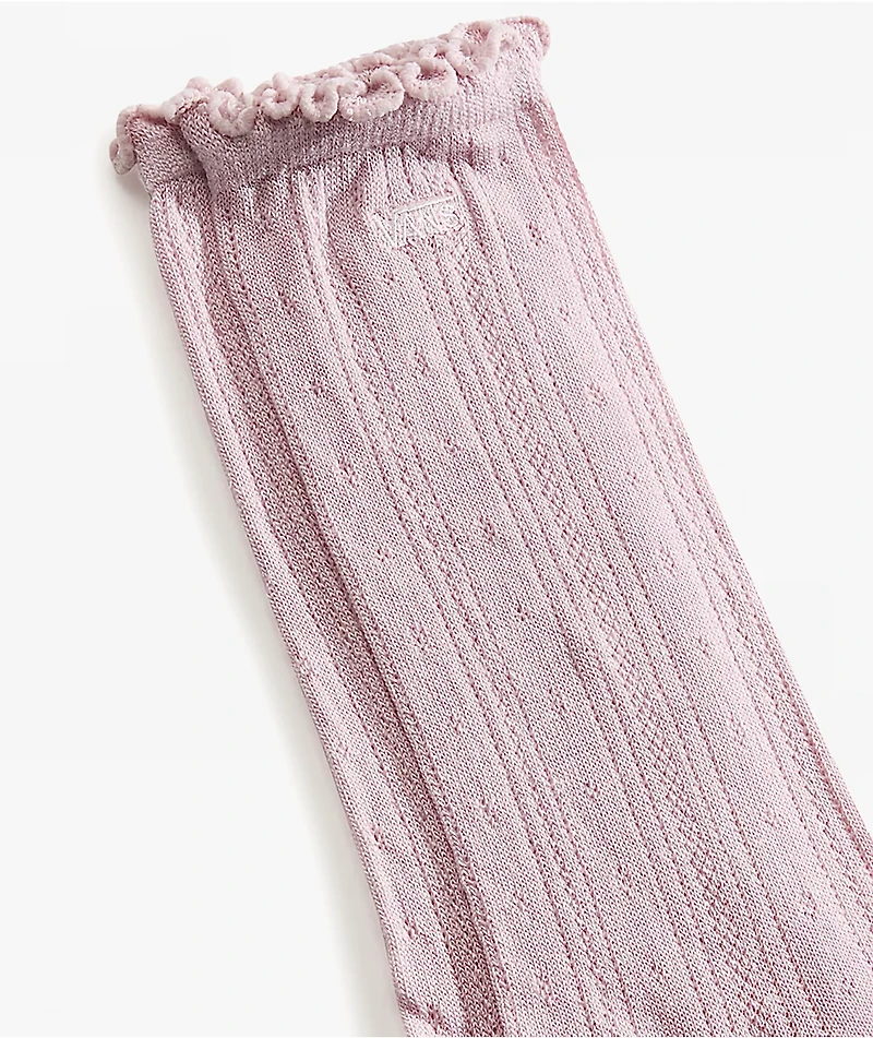 Vans Pointelle Pale Petal Crew Socks