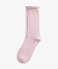 Vans Pointelle Pale Petal Crew Socks