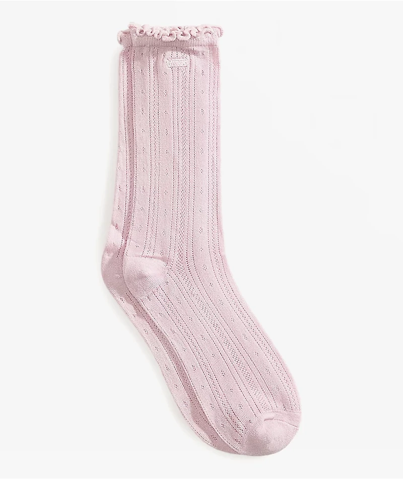 Vans Pointelle Pale Petal Crew Socks
