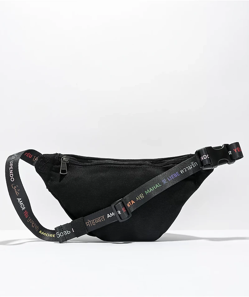 Vans Pride 22 Black Canvas Fanny Pack