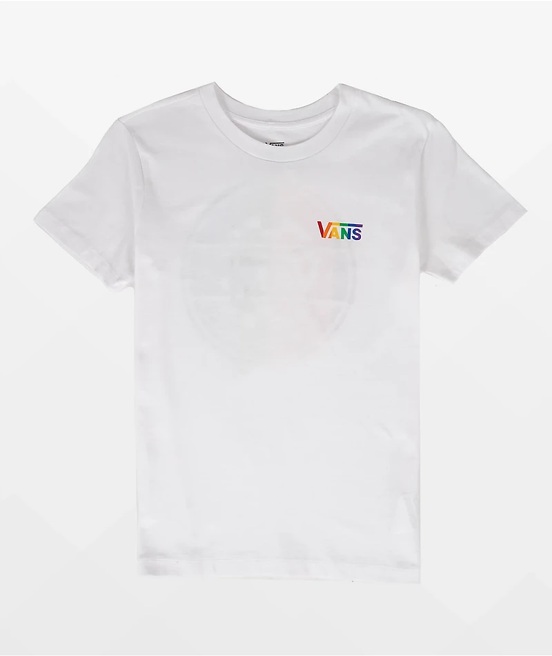 Vans Pride Prism Crew White T-Shirt