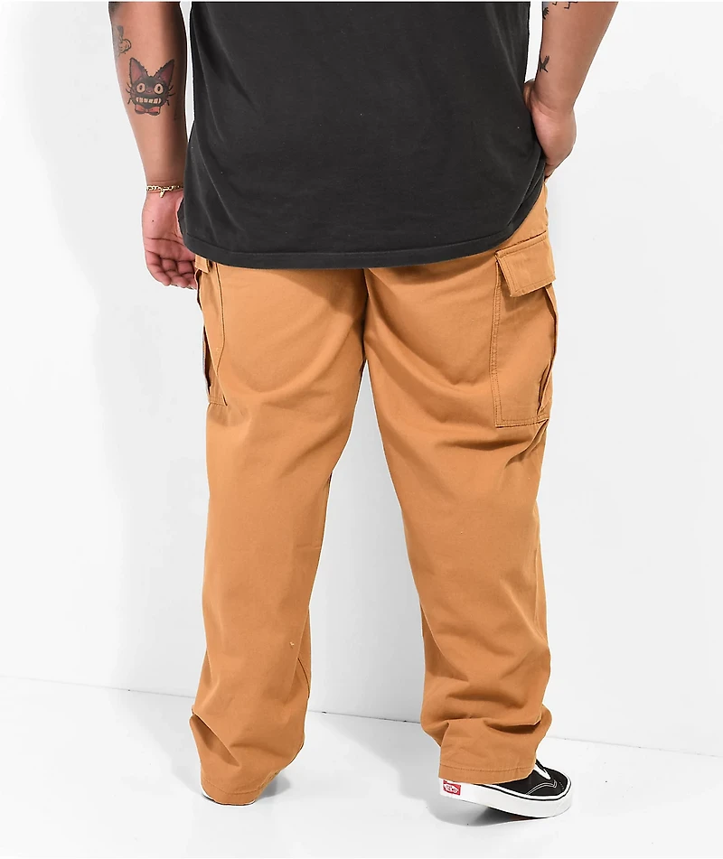 Vans Range Cargo Bone Brown Elastic Waist Pants