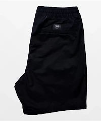 Vans Range Relaxed Black Elastic Waist Shorts
