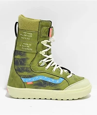 Vans Rav Hi-Standard Linerless DX Green Snowboard Boots 2024