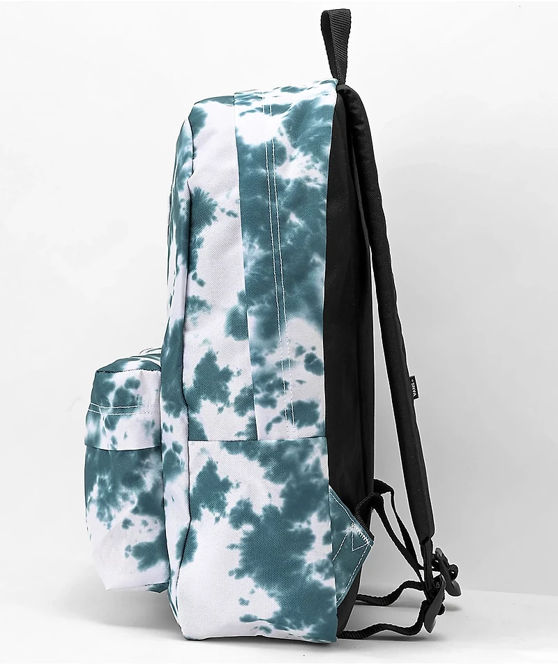 Vans Realm Deep Teal Tie Dye Backpack