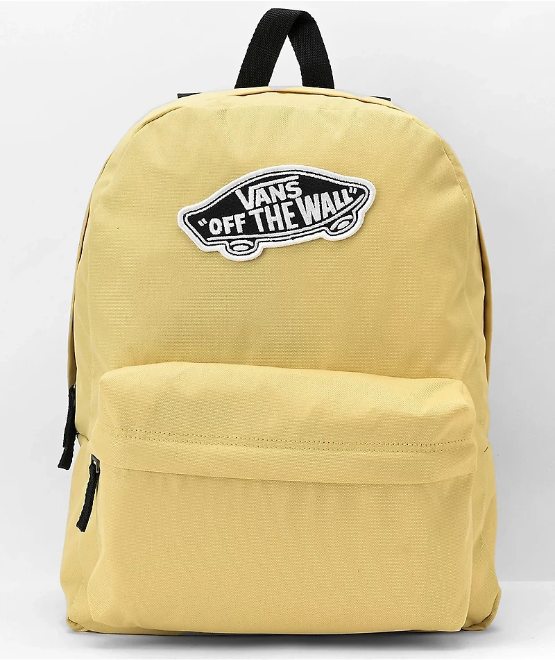 Vans Realm Raffia Yellow Backpack