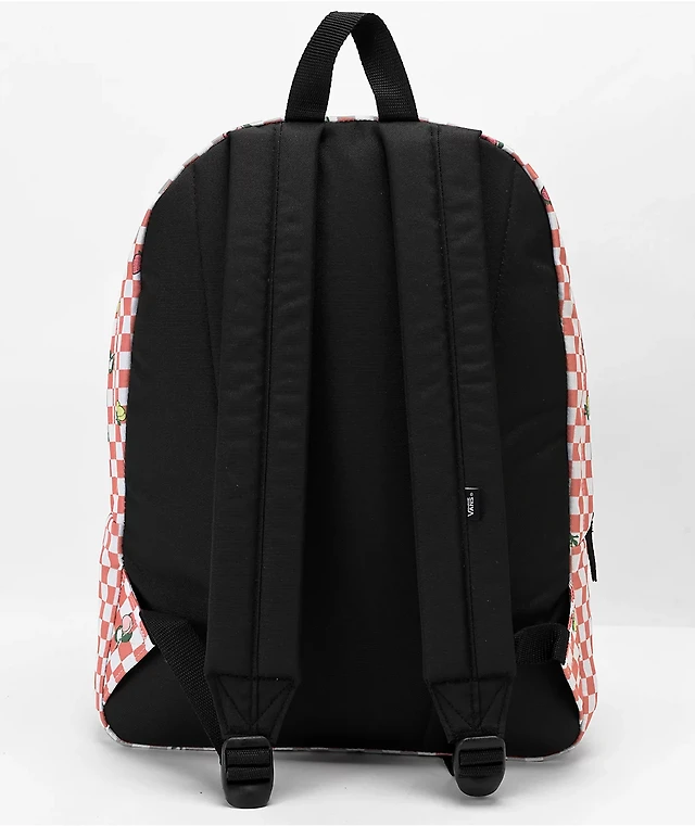 Vans Realm Sunbaked Marshmallow Checkered Backpack at Hamilton