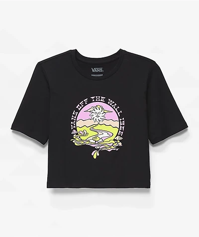 Vans Resort Mix Black Crop T-Shirt