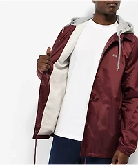 Vans Riley Burgundy Hooded Jacket