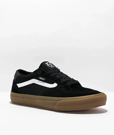 Vans Rowan Black & Gum Skate Shoes