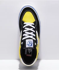 Vans Rowan Pro Black & Dazzling Yellow Skate Shoes