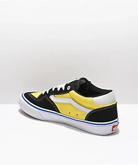 Vans Rowan Pro Black & Dazzling Yellow Skate Shoes