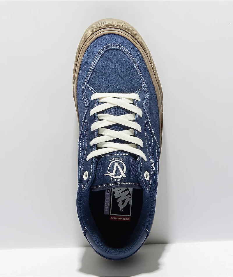 Vans Rowan Pro Dress Blues & Dark Gum Skate Shoes