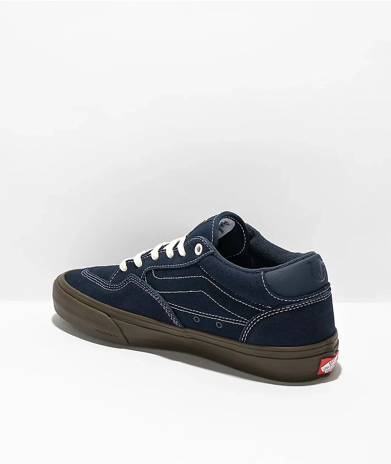 Vans Rowan Pro Dress Blues & Dark Gum Skate Shoes