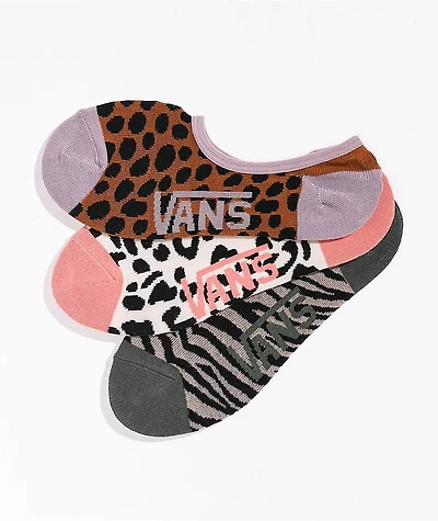 Vans Safari Canoodle 3 Pack No Show Socks