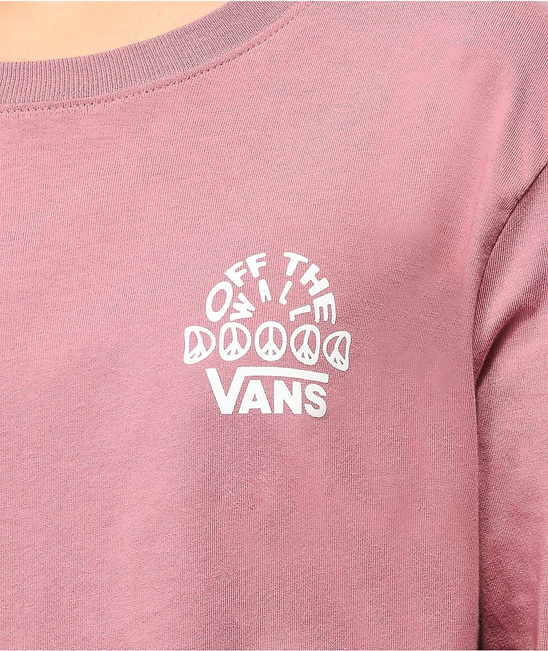 Vans Silent Mode Pink Long Sleeve T-Shirt