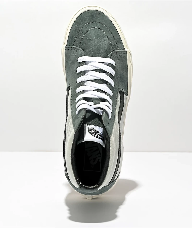 Vans Sk8-Hi 2-Tone Grey & Blue Skate Shoes