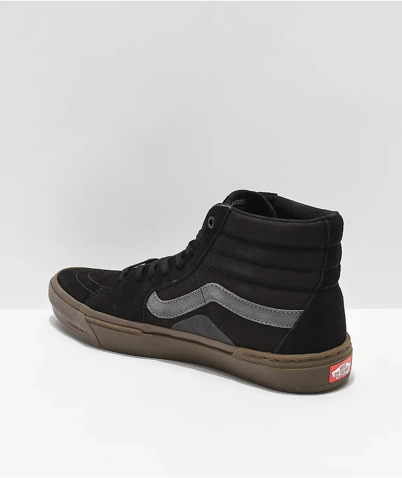 Vans Sk8-Hi BMX Black & Dark Gum Skate Shoes