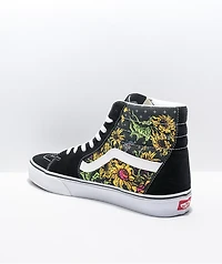 Vans Sk8-Hi Beauty Skull Black & White Skate Shoes