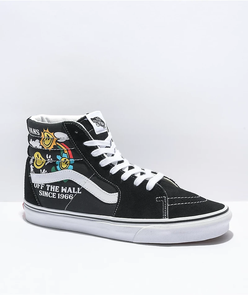 Vans Sk8-Hi Better Day Black & White Skate Shoes