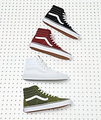 Vans Sk8-Hi Black & White Skate Shoes