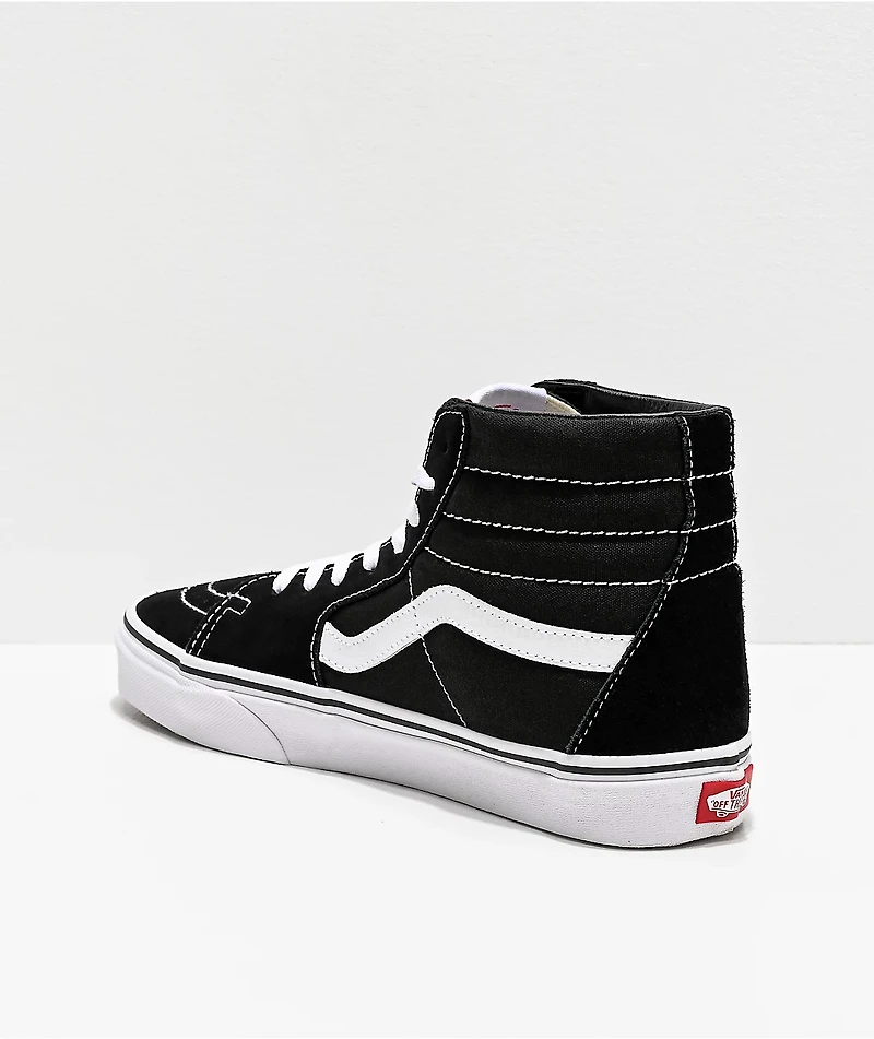 Vans Sk8-Hi Black & White Skate Shoes