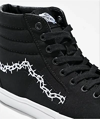 Vans Sk8-Hi Chain Black & White Skate Shoes