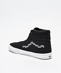 Vans Sk8-Hi Chain Black & White Skate Shoes